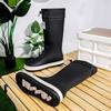 Rain Shoes Men's and Women's Couples Bundle Mouth High Tube Waterproof Rain Boots Outdoor Mountaineering Camping Fishing Non-slip Rubber Shoes