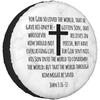 John 3:16 Bible Verse Spare Tire Cover Christian Religious Faith Waterproof RV Trailer Cover