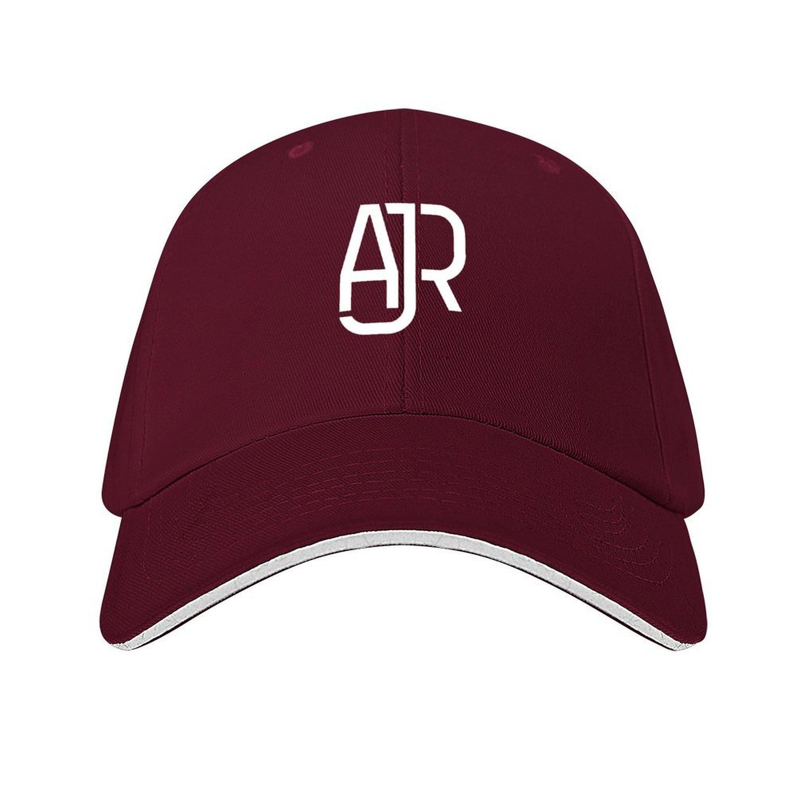 AJR White Logo Baseball Cap Rave hiking hat Sunhat Trucker Cap Boy Women s