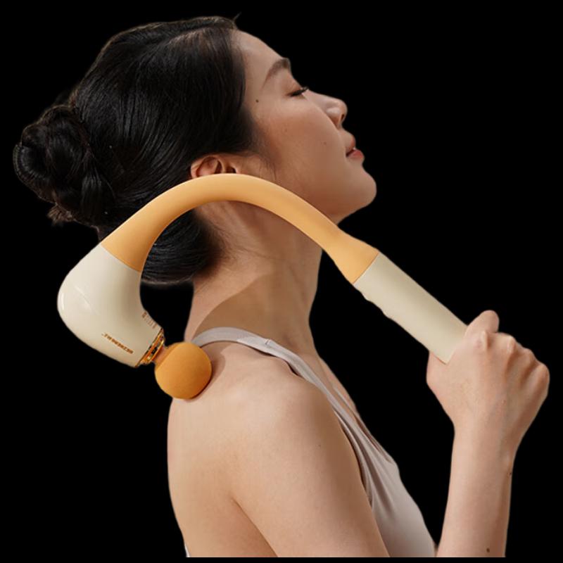HEZHENG Curved Handheld Fascia Massager CN Plug (adapter Included)
