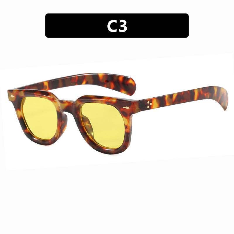 Rice Nail 2025 Retro European American UV Protection Sunglasses - High-End Street Style
