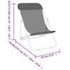 Beach Chairs 2 pcs Textilene & Powder Coated Steel