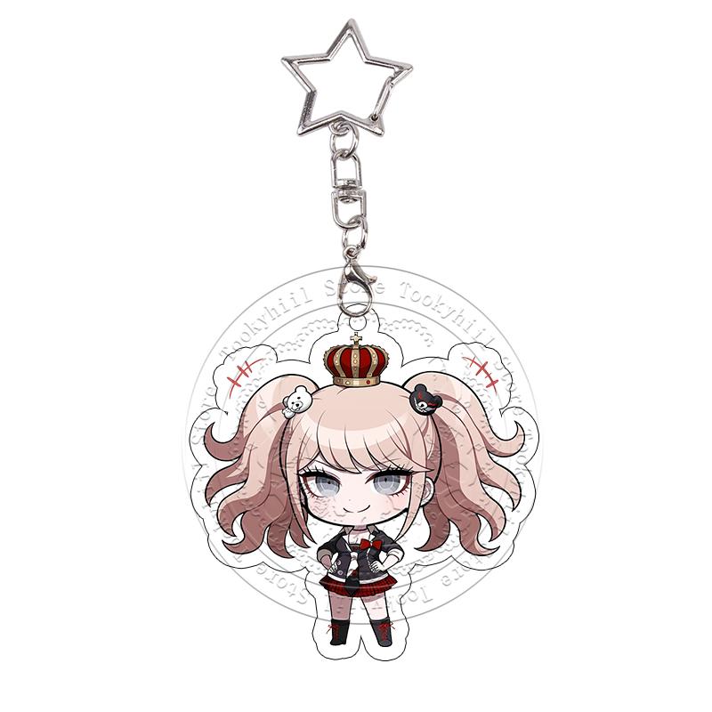 Danganronpa Acryl Schlüsselanhänger Toko Tsumiki Monokuma Exquisiter Schüler Anime Cartoon Taschenanhänger Chibi Dekor Zubehör Anhänger