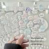 Three-Dimensional Cute Emoticon Felt Fabric Stickers - Japanese Winter Style for Journals