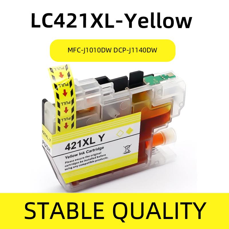 Cartucho de tinta LC421XL, Para impresora brother DCP-J1050DW MFC-J1010DW DCP-J1140DW