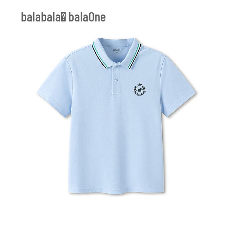 Balabala Boys' Breathable Summer Polo Shirt