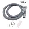 1.5/2/3/4M PVC Washing Machine Dishwasher Drain Waste Hose Extension Pipe With Bracket Set Wash Machine Ablaufschlauch #W0
