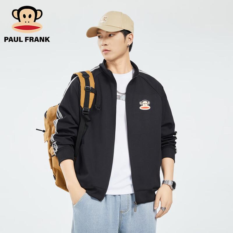

Paul Frank Men s Striped Casual Zip-Up Hoodie M