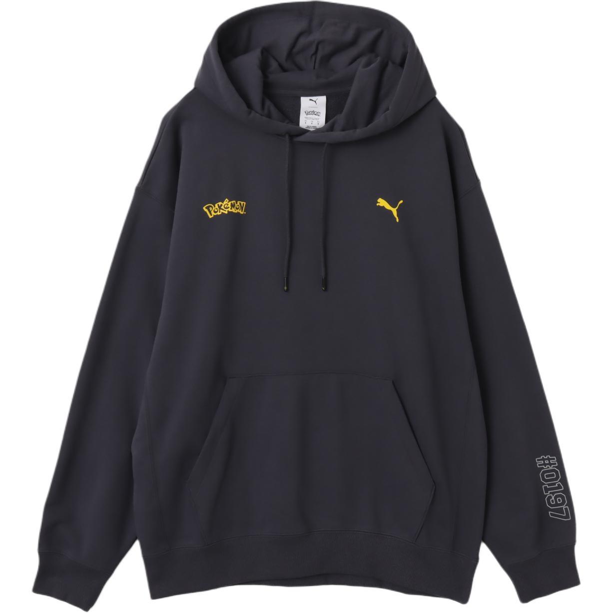 PUMA X Pokemon Relaxed Hoodie Strong Gray Men s 634915-76 L