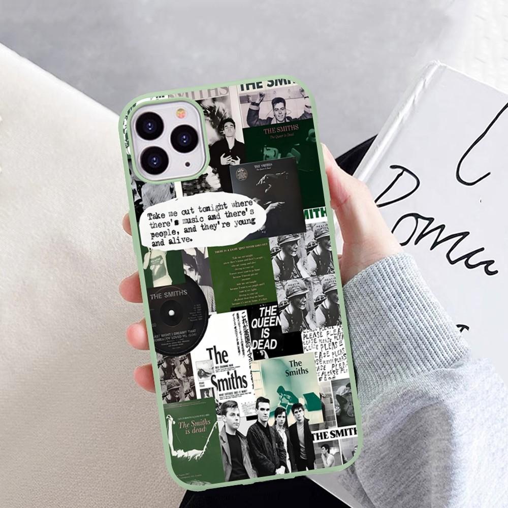

The S-Smiths Band Phone Case for iPhone 14 11 12 13 Mini Pro Xs Max 8 7 6 6S Plus X XR Solid Candy Color Case iphone XS