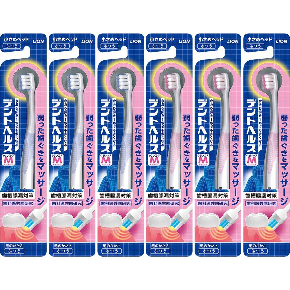 Dent Health Gentle 6 Brushes Toothbrush, Care, Massage, Regular,
