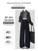 2026 American-Style Wide Leg Drawstring Sports Pants: Casual, Loose-Fit, Lazy Style