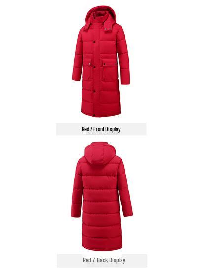 Unisex Long Cotton Sports Jacket with Velvet Lining for Students - Winter Training & Art Exam Outerwear