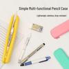Rectangular Silicone Cartoon Pencil Case - Student Stationery Bag with Printable Logo