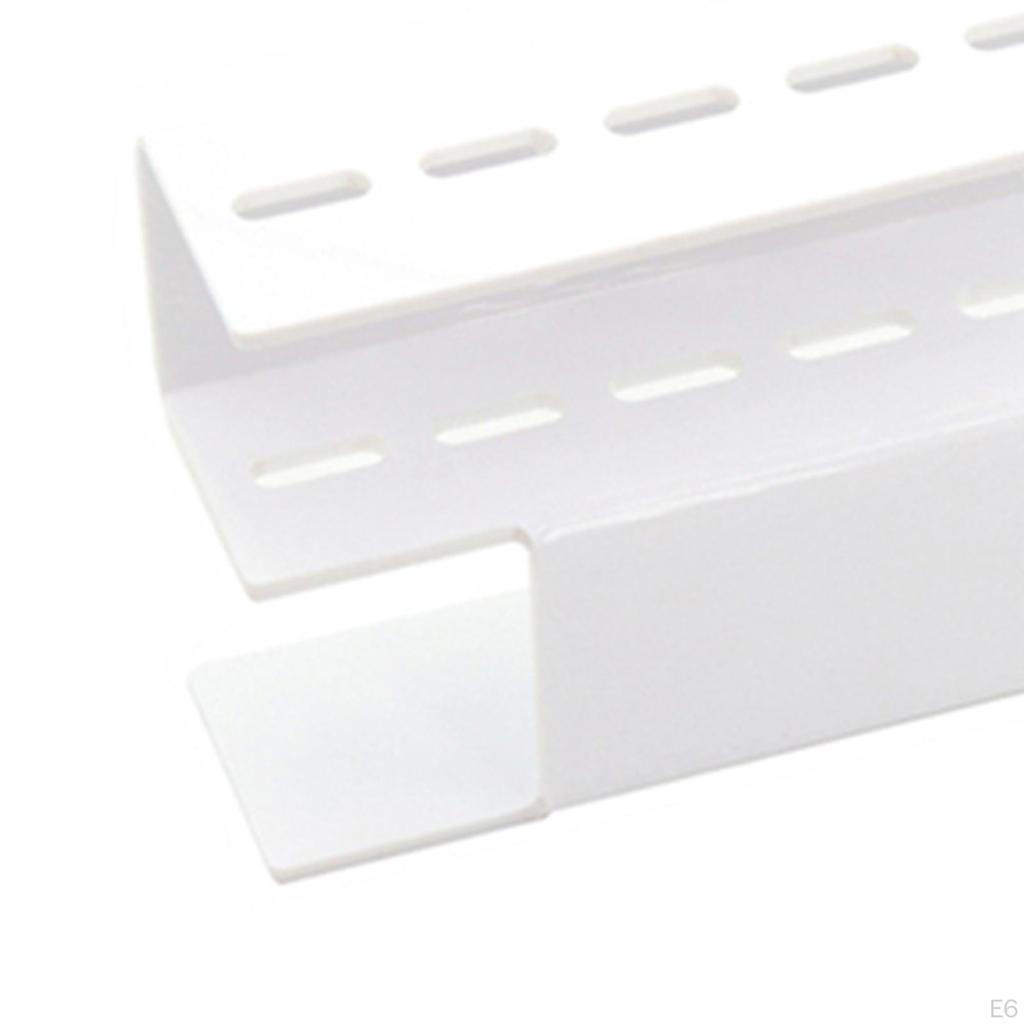 Stojak ekspozycyjny Trwały Akrylowy Uchwyty do przechowywania narzędzi do przedłużania Wieszak organizacyjny - 6 otworów