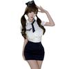 Sexy Lingerie Sexy Stewardess Uniform Suit Cosplay Breast Seduction Sailor Police Passion Buttocks