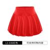 Anti-light sports short skirt pants women's summer high waist pleated skirt fitness badminton tennis skirt safety shorts