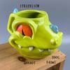Cartoon Animation Dinosaur Mug Ceramic Animal Mug 3D Hand-painted Animation Creative Office Children's Water Cup