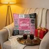 Double Sided Print World'S Best Daughter Cushion Cover, Inspirational Love Quote Throw Pillow Case For Home Decor (No Insert)