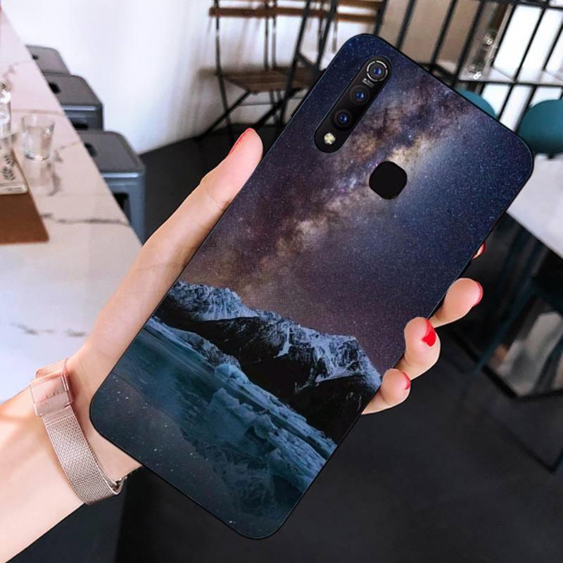 

Красивый чехол для телефона Cold Mountain для Huawei Mate 40 30 20 10 Pro Lite Nova 9 8 5T Y7p Y7 мягкий черный чехол для телефона Huawei Y6 2019