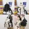 Unisex Fashion Nylon Travel Backpack With Multiple Compartments For Daily Use
