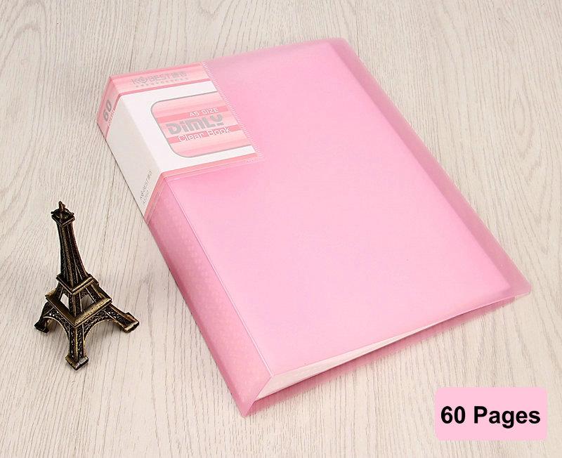 Transparent PVC Bag A5 Display Book Multi Pocket File Folder For A5 Document Organizer Paper Storage Clear File A5 Folder