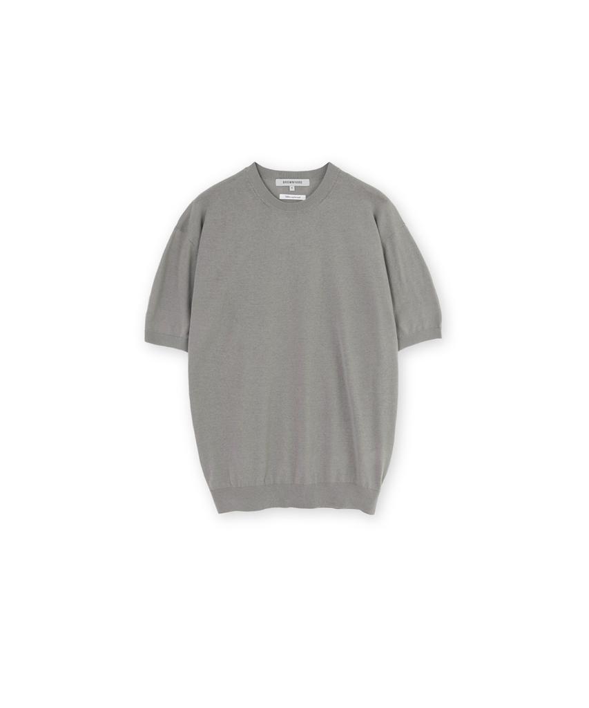 Beulaunyadeu Hard Twist Supima Cotton Half Knit, Washed Gray