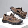Fashion Closed Toe Men's Sandal Mesh Genuine Leather Luxury 2025 Summer Eva Japanese Breathable Number 41 Descount On Offer H Male Shoe