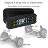 ROWCES Tire Pressure Monitoring System, Solar Powered TPMS, 5 Alarm Modes, Auto Backlight LCD Display, 4 Sensors 0-81 PSI