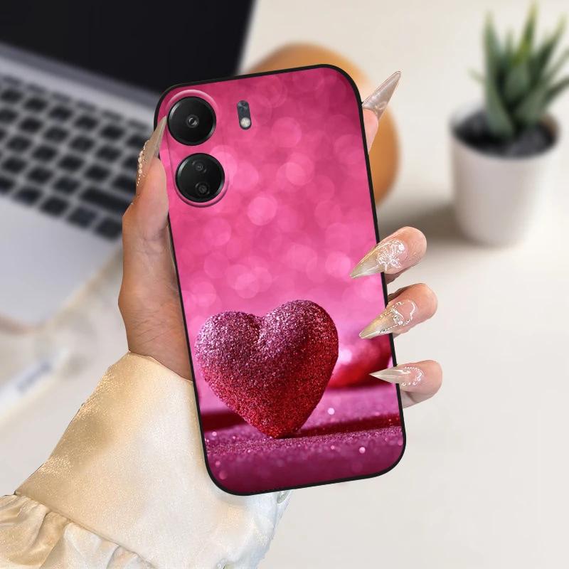 Funda Animal de Moda Para Xiaomi Redmi 13C Fundas 13 C 4G 5G Silicona Suave TPU Funda de Teléfono Cubierta Para Redmi 13R Coque Protectora
