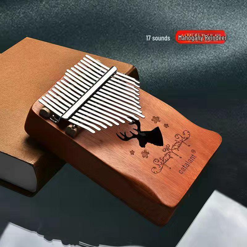 Kalimba Palcové piano - 17 a 21 tónů, Populární malý hudební nástroj