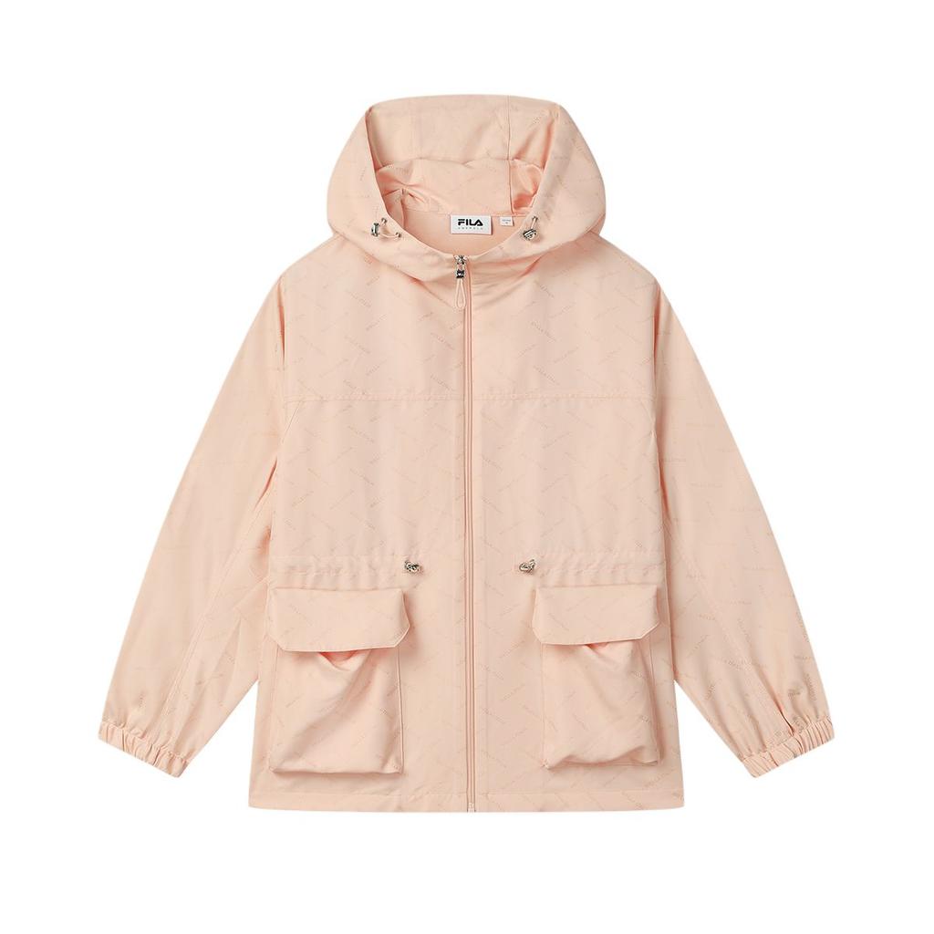 FILA Emerald Fashion Casual Hooded Loose Jacket Women jackets F11W524701F-ZA