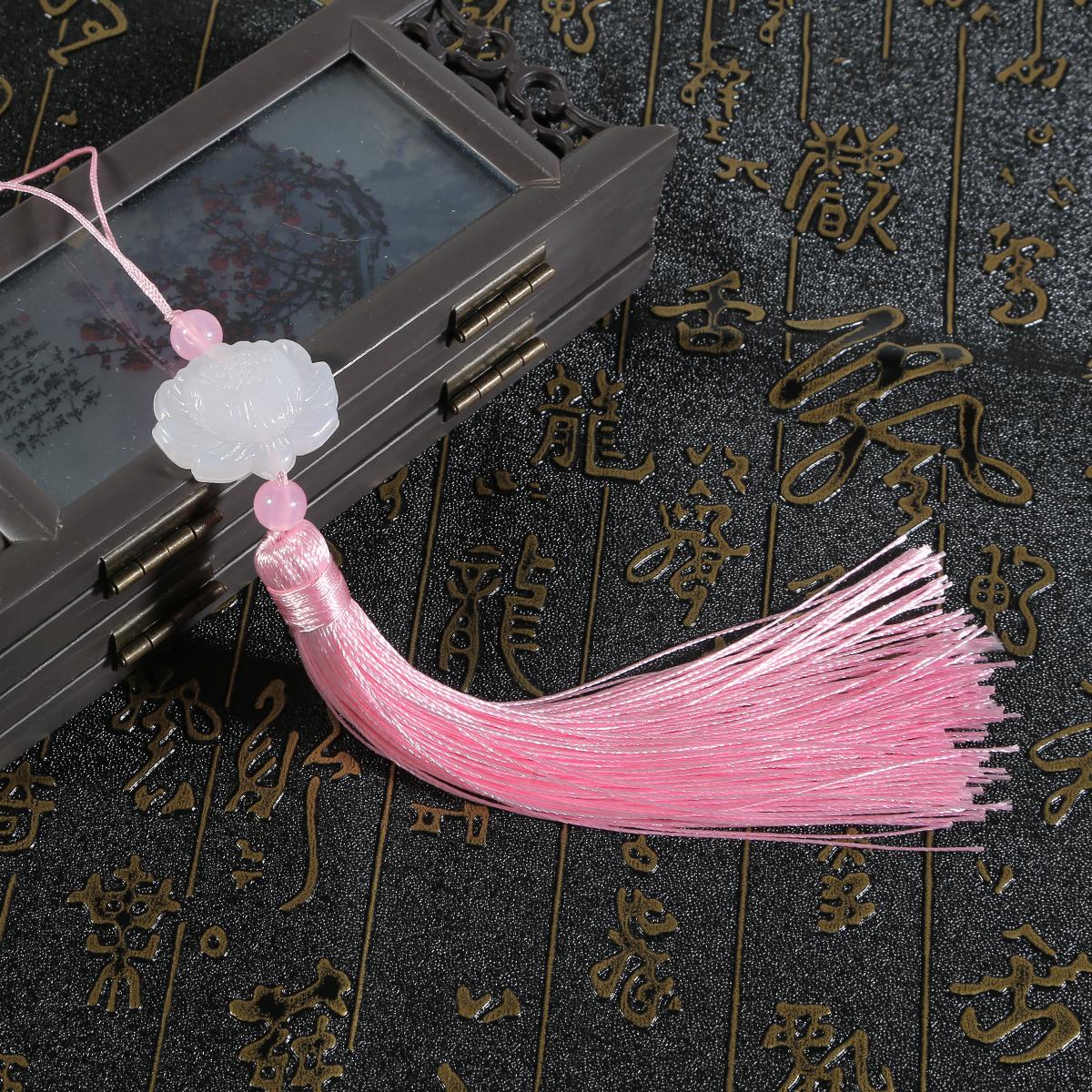 

Бахрома с кистями белого лотоса в стиле ретро для изготовления ювелирных изделий своими руками, аксессуары для трансплантации