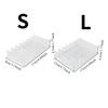 7-grid Cosmetics Storage Rack Transparent Multi-Functional Desktop Holder Skincare Organizer Eye Shadow Plate Storage Sort Box