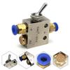 Pneumatic Valve TAC2 31V 2 Position 3 Way Switching Mechanical Valve for Air with Brass Body and Stainless Steel Stem