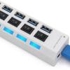 USB Hub Tragbar Mehrere Schnittstellen Tastatur/Maus/U Hochgeschwindigkeits-Disk USB Splitter für Computer