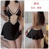 Women's Lace Sheer Deep V Push Up Padded Sleep Dress with Robe Lounge Set