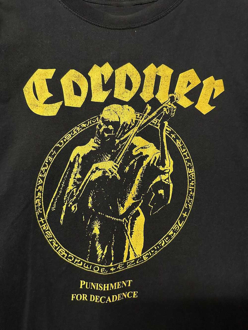 

Coroner Band Punishment for Decadence Album Tee Cotton Adult Shirt UU881 S