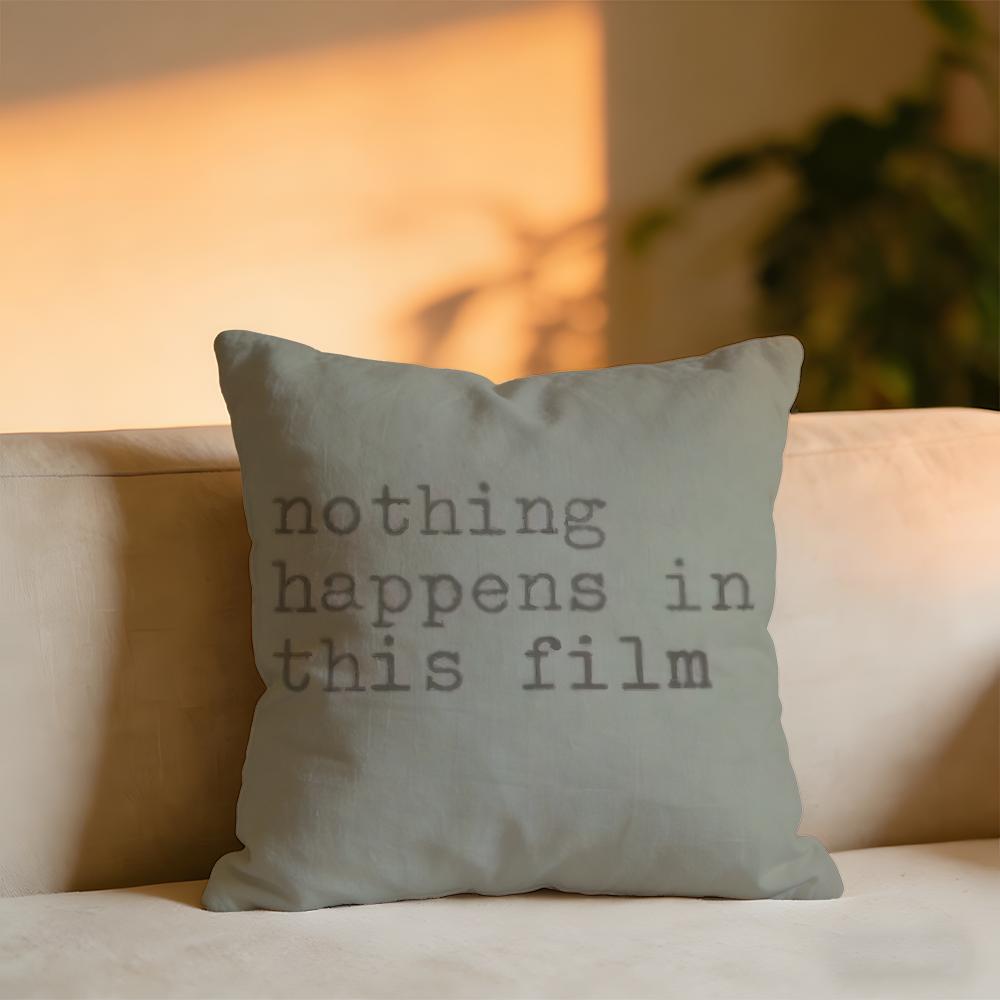 As I Was Moving Ahead Occasionally I Saw Brief Glimpses Of Beauty Cushion Velvet Throw PillowSoft Warm Cushion For Sofa Bed