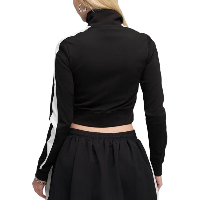 Puma T7 Ss25 Archive Logo Stand Collar Short Slim Fit Sports Long Sleeve Jacket Women Jackets 634052-01