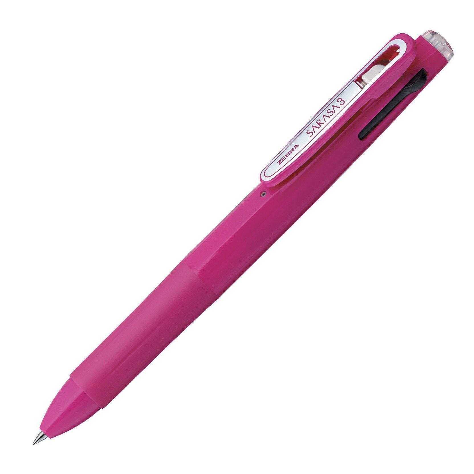 

Zebra ballpoint pen Sarasa 3B pink 10 pieces 3-color 0.5 B-J3J2-P