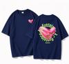 Fontaines Dc T Shirt Unisex Oversized Cotton Tee Fontaines Dc Front Back Print Rock Heart Graphic Short Sleeve Tshirt Y2k Tops