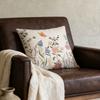1pc Floral Printed Decorative Pillowcase, Suitable for Living Room Sofa Bed Chair Bedroom Decoration, Flower Printed Pattern