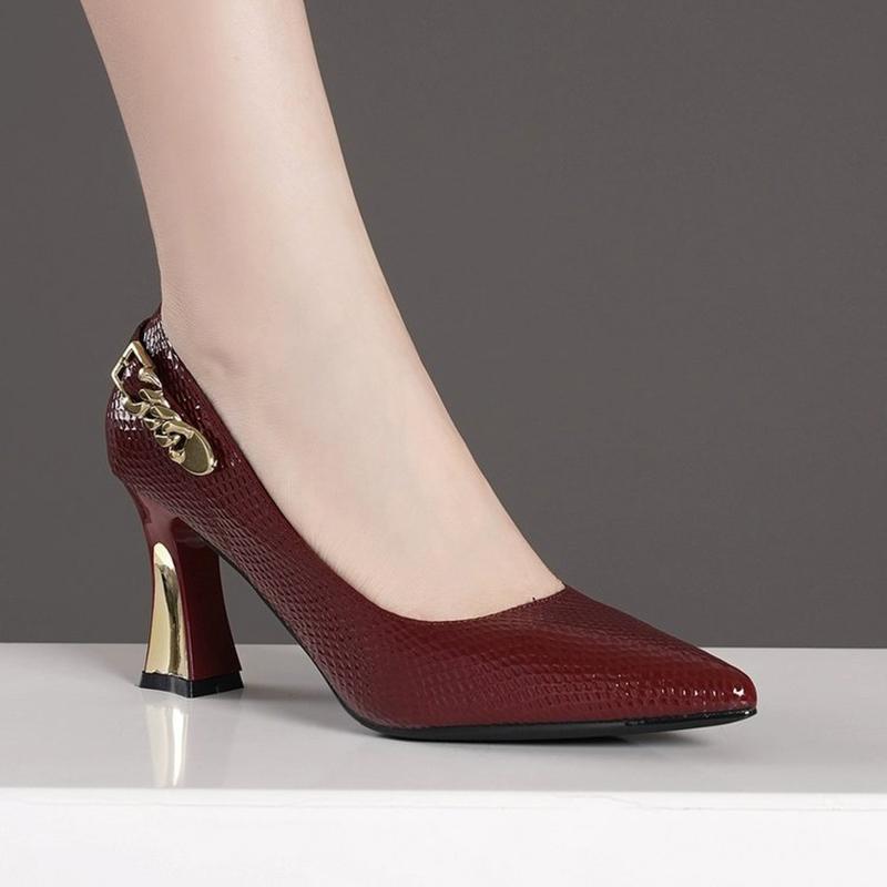 Fashion Women High Heels Shoes Sexy Pointed Toe Elegant Dress Sandals Woman Spring Party Trend Pumps