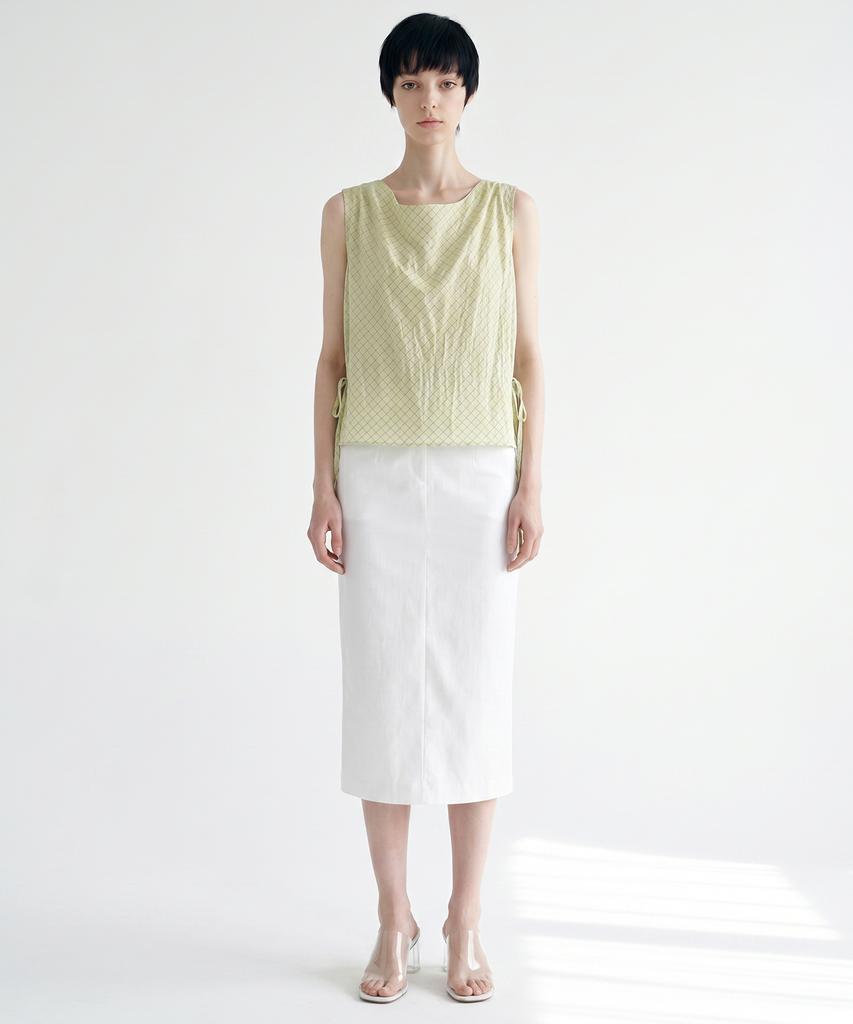 Meibeoyu Atly Check Blouse _ Yellow