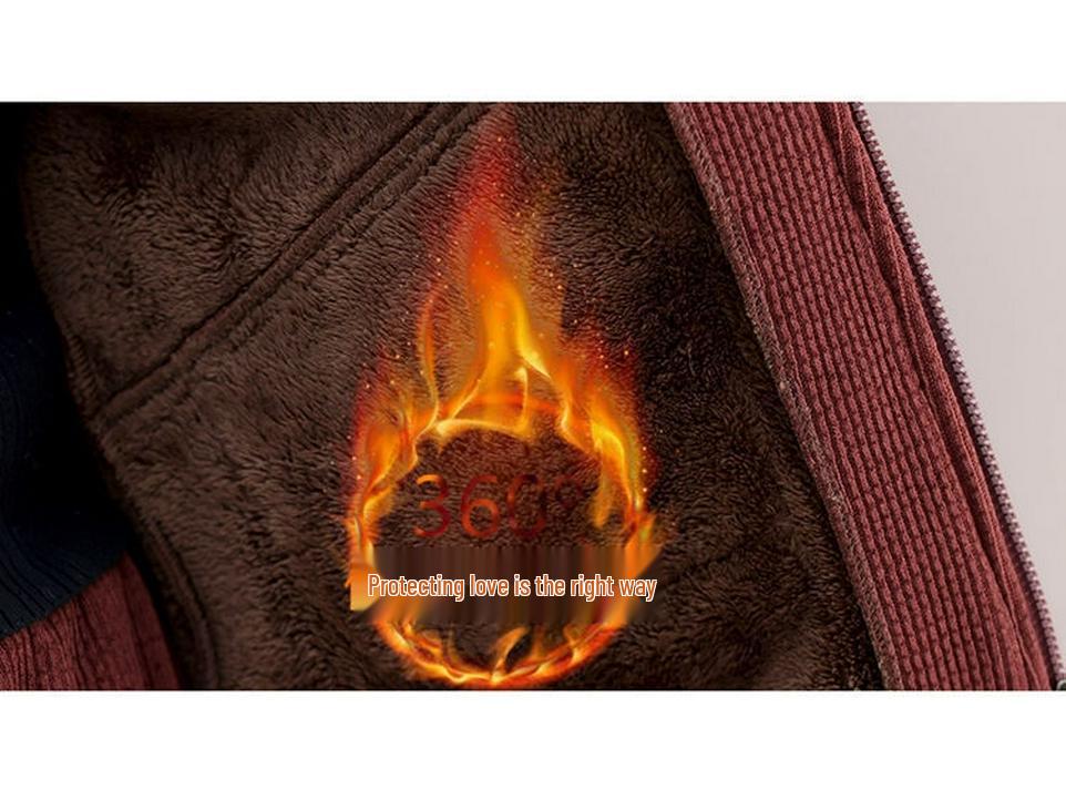 New Year High-End Stylish Velvet Sportswear for Middle-Aged & Elderly – Autumn/Winter Two-Piece Set