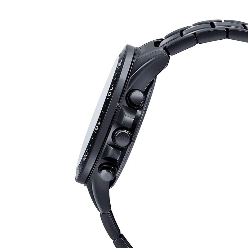 Casio CASIOEDIFICE Series, Versatile Black Steel Strap, Quartz Movement, Stainless Steel Strap, Japanese and Korean Watch, Men's Watch, EFV-550DC-1A