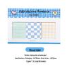 Romantic Plaid Sticky Notes: Korean Style Tearable Square Markers in 8 Designs