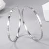 Personalized European & American Trend Elegant Hollow Square & Round Big Hoop Earrings for Women.