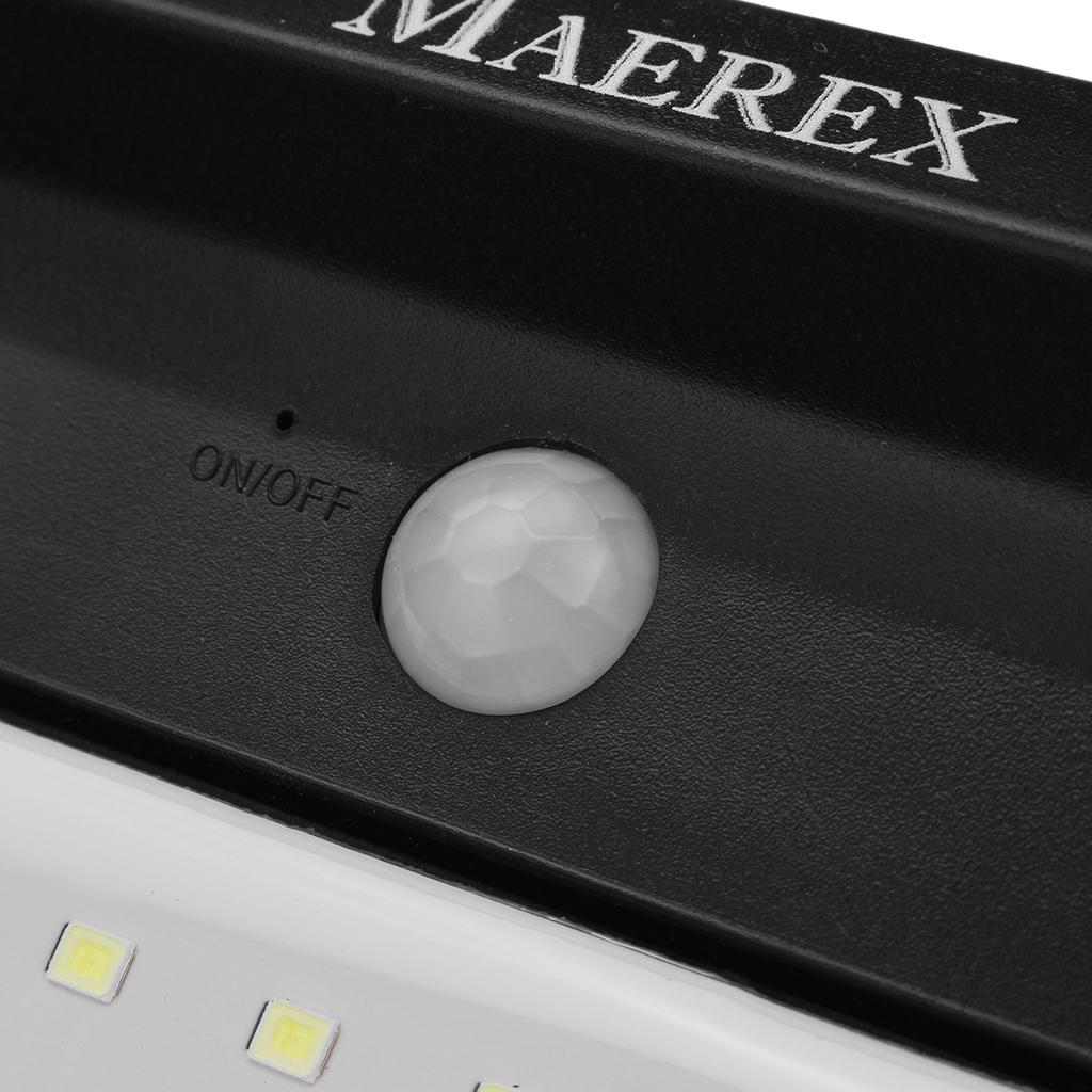 MAEREX 35 LED Solar Motion Sensor Wall Light Outdoor Security Lamp Waterproof MAEREX 35 LED Solar Motion Sensor Wall Light Outdoor Security Lamp Waterproof